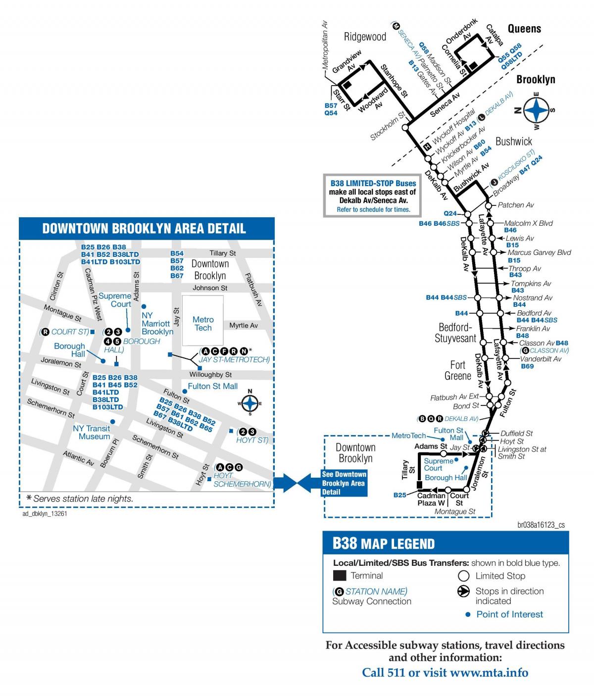mapa b38 autobus