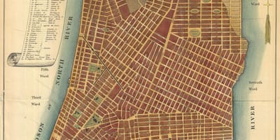 Mapa New York City 1800