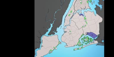 New York parks mapa